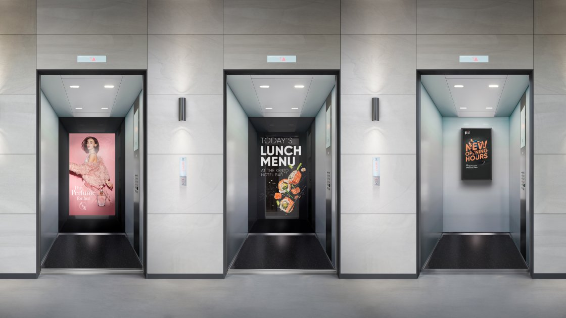 elevator advertising