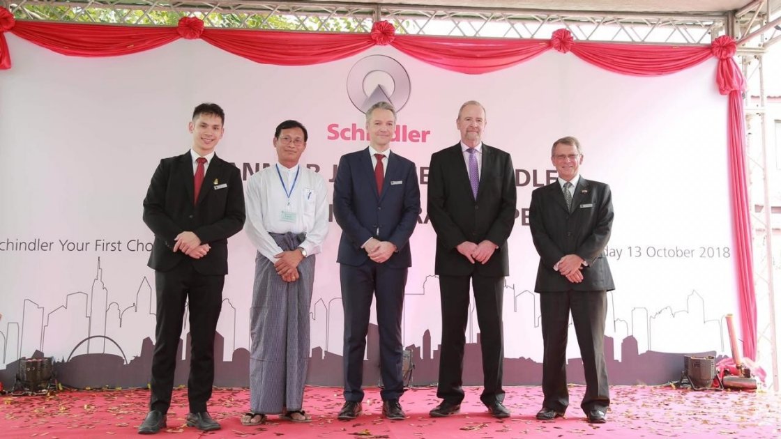 Jardine Schindler launched its sixth training centre in Yangon, Myanmar